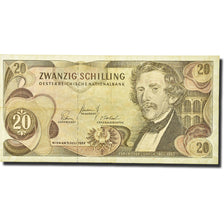 Banknote, Austria, 20 Schilling, 1966-1970, 1967-07-02, KM:142a, VF(30-35)