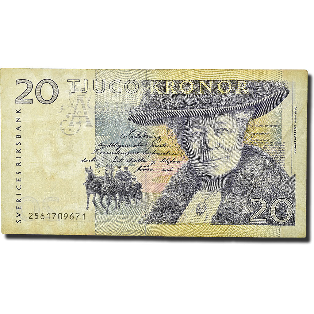 Banknote, Sweden, 20 Kronor, 1997, 1997, KM:63a, VF(30-35)