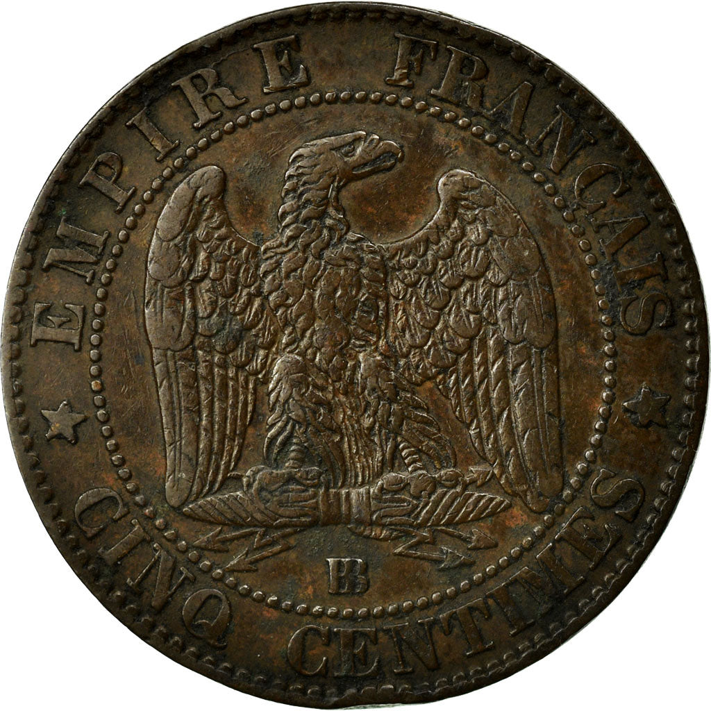 Coin, France, Napoleon III, Napoléon III, 5 Centimes, 1856, Strasbourg