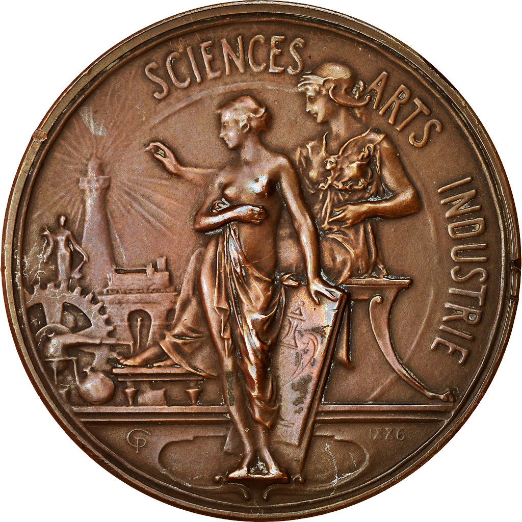 France, Medal, Société Nationale des Sciences et des Arts Industriels, 1886