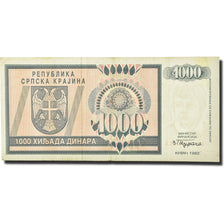 Banknote, Bosnia - Herzegovina, 1000 Dinara, 1992-1993, 1992, KM:137a, EF(40-45)