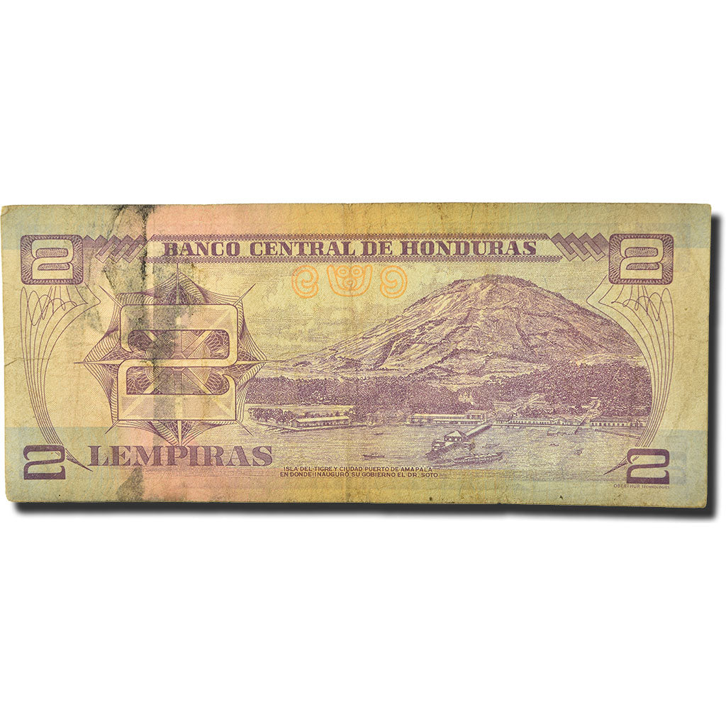 Billete, 2 Lempiras, 2010, Honduras, 2010-05-06, BC