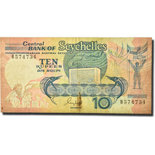 Banknote, Seychelles, 10 Rupees, 1989, Undated (1989), KM:32, VF(20-25)