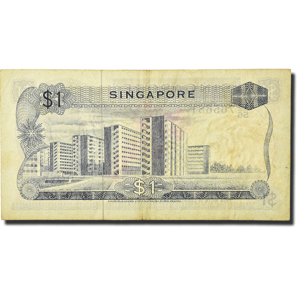 Geldschein, Singapur, 1 Dollar, 1967-1973, Undated (1967-1972), KM:1a, SS