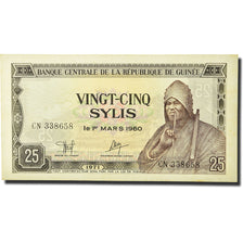 Banknote, Guinea, 25 Sylis, 1971, 1971, KM:17, AU(55-58)