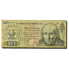 Billete, 10 Pesos, 1969-1974, México, 1970-07-22, KM:63c, BC