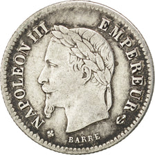 Coin, France, Napoleon III, Napoléon III, 20 Centimes, 1867, Strasbourg