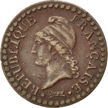 FRANCE, Dupré, Centime, 1797, Paris, KM #646, EF(40-45), Bronze, 18, Gadoury #76