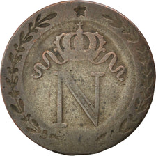 FRANCE, Napoléon I, 10 Centimes, 1809, Paris, KM #676.1, VF(20-25), Billon, G...