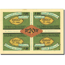 Banknote, Germany, Possneck, 20 Pfennig, valeur faciale 1921 UNC(63) Mehl 1066.6