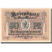 Banknote, Germany, Weimar, 50 Pfennig, Blason 1918-12-31, UNC(63) Mehl W20.1a