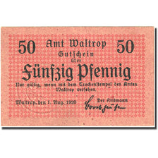 Banknote, Germany, Waltrop, 50 Pfennig, pont 1920-08-01 UNC(63) Mehl W7.1d