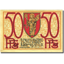 Banknote, Germany, Trier, 50 Pfennig, personnage, 1921, UNC(63), Mehl:T27.10