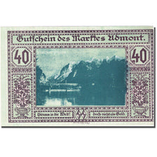 Banknote, Austria, Admont, 40 Heller, montagne, 1920, UNC(60-62), Mehl:FSb6