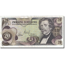 Banknote, Austria, 20 Schilling, 1966-1970, 1967-07-02, KM:142a, EF(40-45)