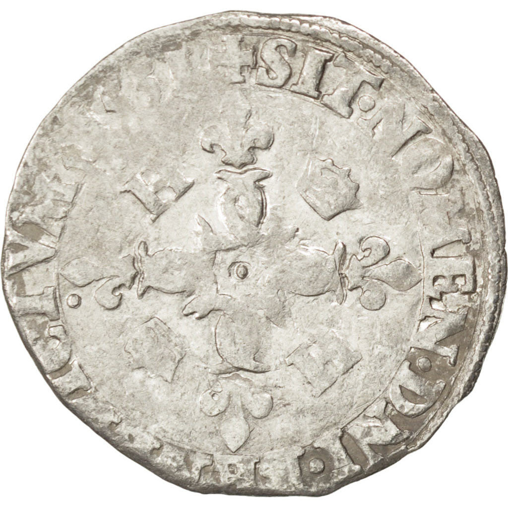 Monnaie, France, Douzain, 1551, Saint Lô, TB+, Billon, Sombart:4380