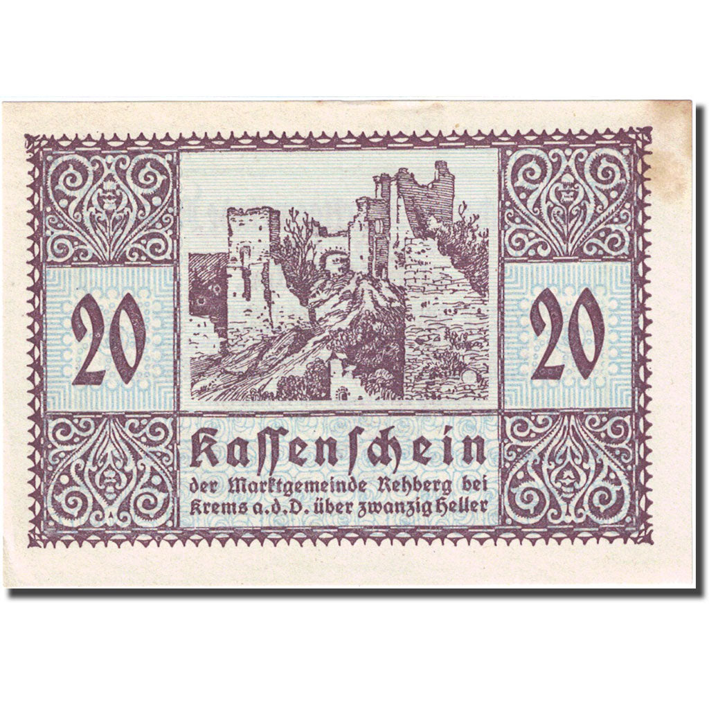 Banknote, Austria, Krems, 20 Heller, ruine 1920-12-31, AU(55-58), Mehl:FS 826