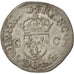 Charles X, Roi De La Ligue, Douzain aux 2 C 1593 Riom, Sombart 4414