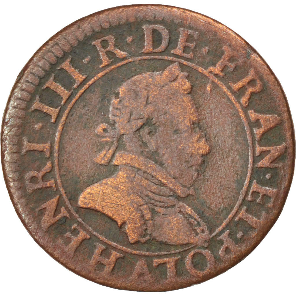 Henri III, Double Tournois 1584 Paris, CGKL 84