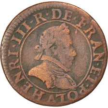 Henri III, Double Tournois 1584 Paris, CGKL 84