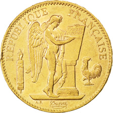 FRANCE, 100 Francs, 1908, Paris, KM #858, AU(55-58), Gold, Gadoury #1137a, 32.28