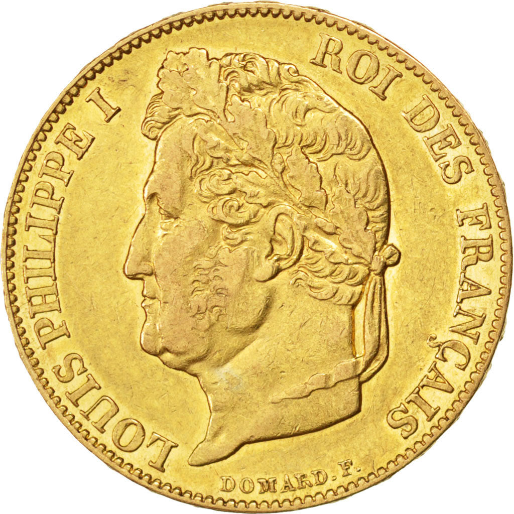 Louis Philippe Ier, 20 Francs or Tête Laurée, KM 750.1