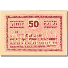 Geldschein, Österreich, Durnau, 50 Heller, valeur faciale, 1920 UNZ Mehl:FS 137b