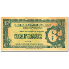 Banknote, Great Britain, 6 Pence, 1956, Undated (1956), KM:M25, VF(20-25)