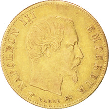 Francia, Napoleon III, Napoléon III, 5 Francs, 1859, Paris, BB, Oro, KM:787....