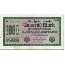 Banknote, Germany, 1000 Mark, 1922, 1922-09-15, KM:76g, VF(20-25)