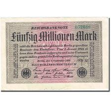 Banknote, Germany, 50 Millionen Mark, 1923, 1923-09-01, KM:109b, AU(55-58)