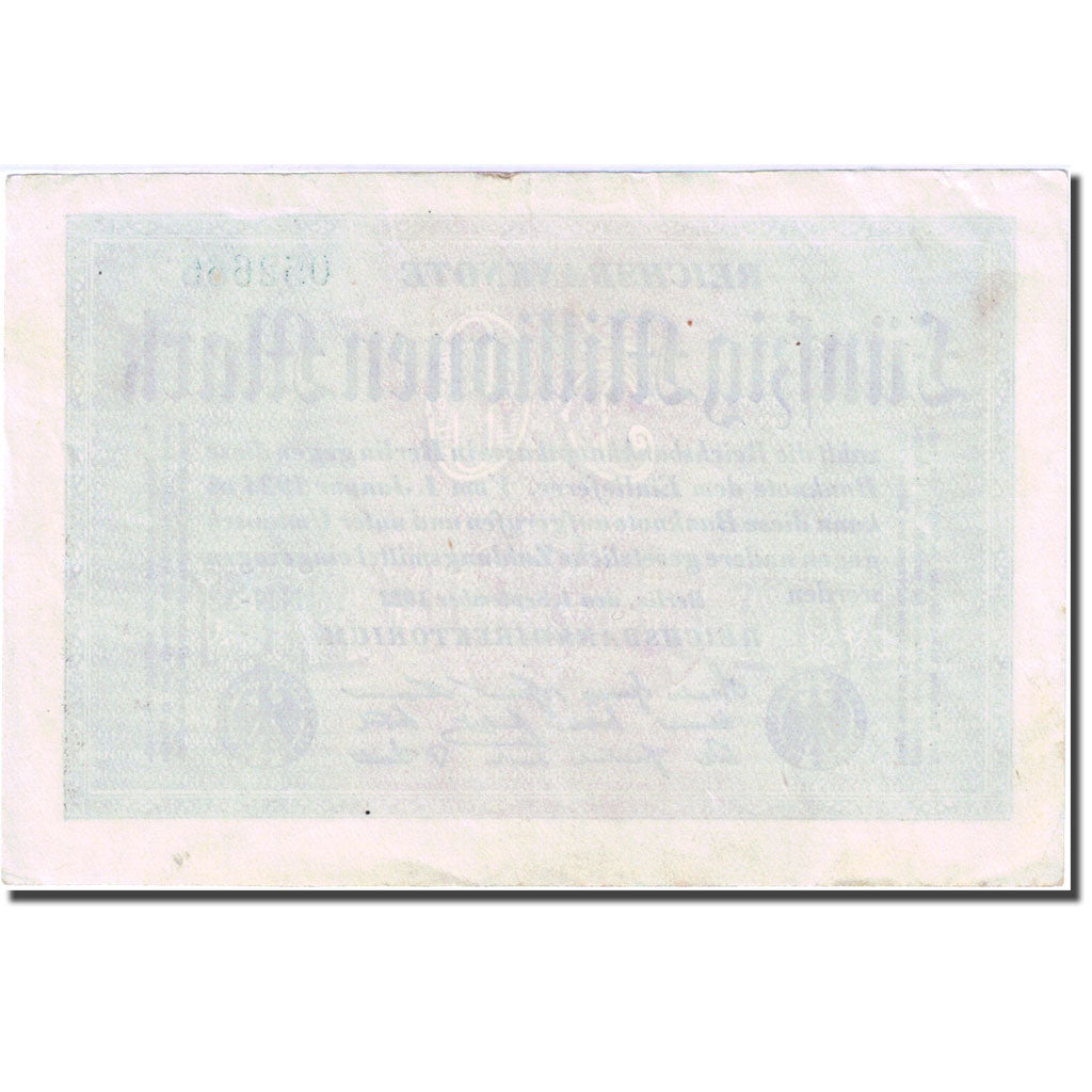 Banknote, Germany, 50 Millionen Mark, 1923, 1923-09-01, KM:109b, AU(55-58)