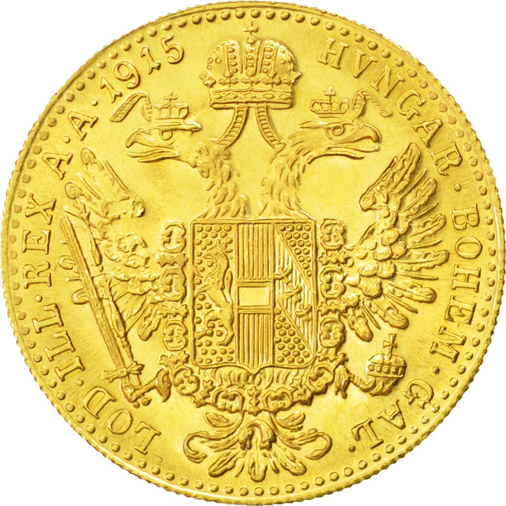 AUSTRIA, Ducat, 1915, Vienne, KM #2267, MS(63), Gold, 3.49