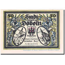Banknote, Germany, Dobeln, 50 Pfennig, artisan, 1921 UNC(63) Mehl:277.1a