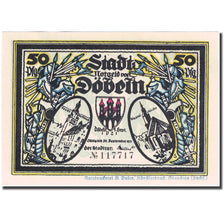 Banknote, Germany, Dobeln, 50 Pfennig, chevalier, 1921 UNC(63) Mehl:277.1a
