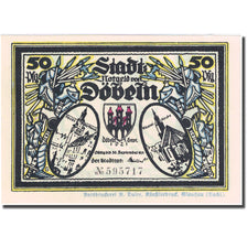 Banknote, Germany, Dobeln, 50 Pfennig, chevalier 6, 1921 UNC(63) Mehl:277.1a