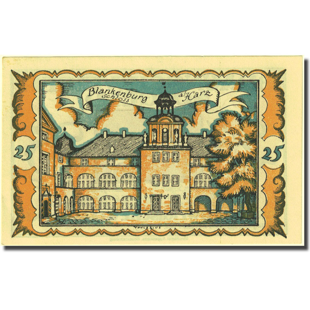 Banknote, Germany, Brauns, 25 Pfennig, ecole, 1921 UNC(63) Mehl:155.4d