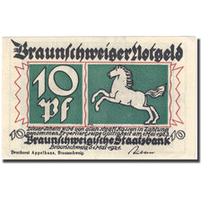 Banknote, Germany, Brauns, 10 Pfennig, village, 1923 UNC(63) Mehl:155.2b