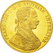 AUSTRIA, 4 Ducat, 1915, Vienne, KM #2276, MS(63), Gold, 13.97