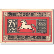 Banknote, Germany, Brauns, 75 Pfennig, Eglise, 1921 EF(40-45) Mehl:155.2i