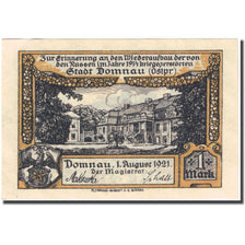 Banknote, Germany, Domnau, 1 Mark, château, 1921 UNC(60-62) Mehl:280.1