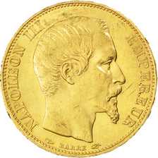 FRANCE, Napoléon III, 20 Francs, 1854, Paris, KM #781.1, AU(50-53), Gold, Gadour
