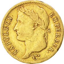 FRANCE, Napoléon I, 20 Francs, 1811, Paris, KM #695.1, VF(30-35), Gold, Gadoury 