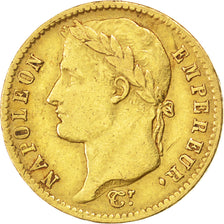 FRANCE, Napoléon I, 20 Francs, 1813, Paris, KM #695.1, EF(40-45), Gold, Gadoury 
