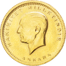 TURKEY, 100 Kurush, 2003, Ankara, KM #855, MS(63), Gold, 7.20