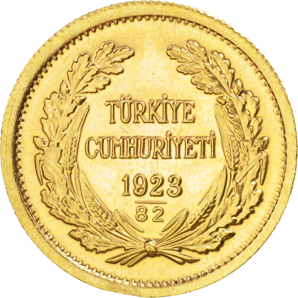 Turkey, 100 Kurush, 2005, Ankara, Gold, KM:855, PCGS MS63