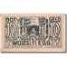 Banknote, Austria, Wolfsegg, 10 Heller, loup, 1922 UNC(63) Mehl:FS 1250II