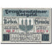 Banknote, Germany, Frankenstein, 10 Pfennig, château, 1920 EF(40-45) Mehl:F15.2