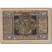 Banknote, Germany, Greiffenberg, 25 Pfennig, personnage, 1920 UNC(64) Mehl:470.1