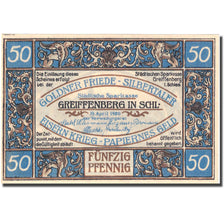 Banknote, Germany, Greiffenberg, 50 Pfennig, village, 1920 UNC(63) Mehl:470.1